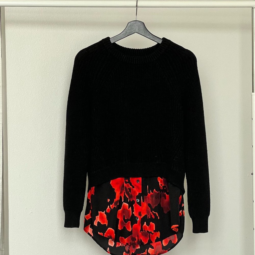 Michael Kors Black Knitted Crew-Neck Sweater